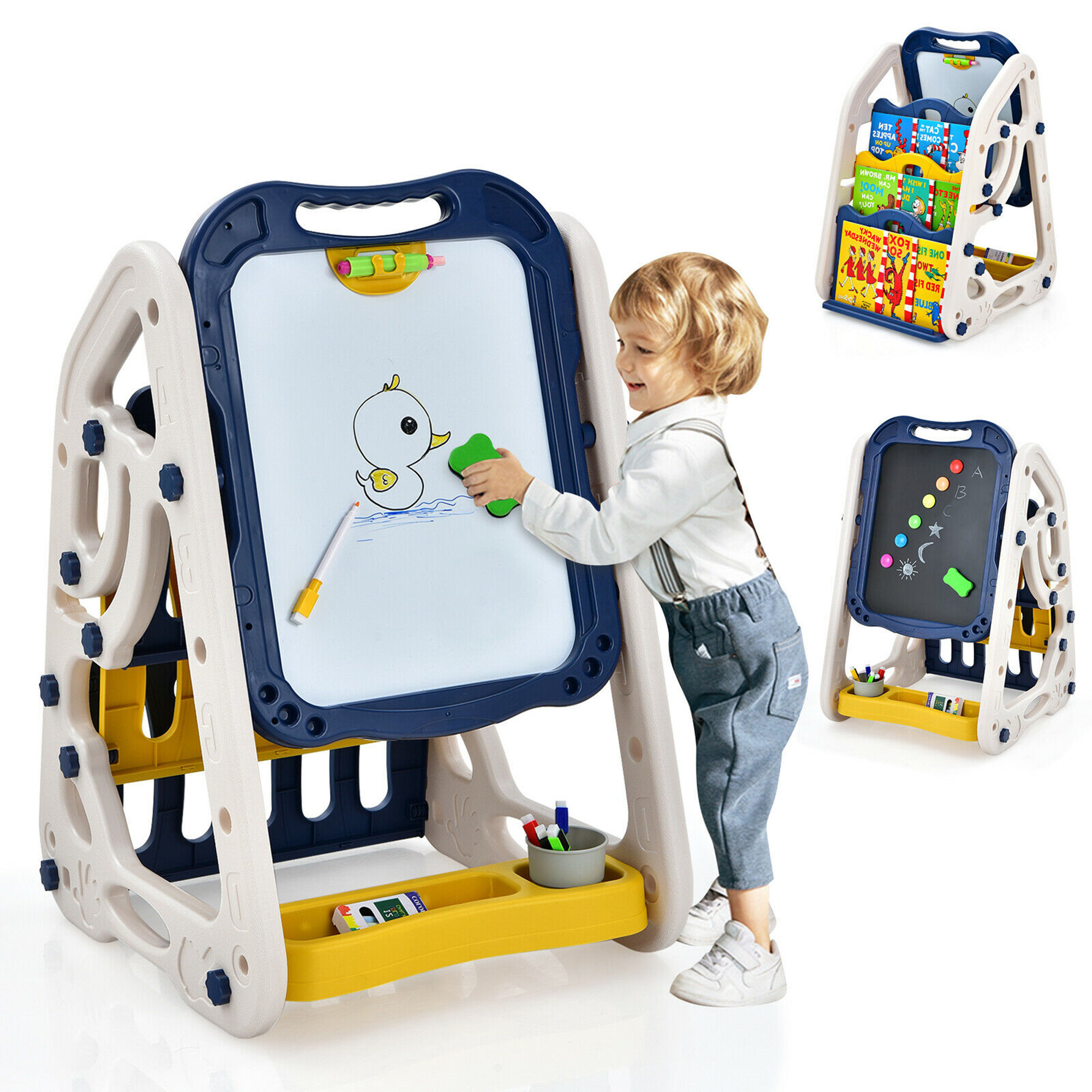Gymax Adjustable Board Easel & Reviews Wayfair