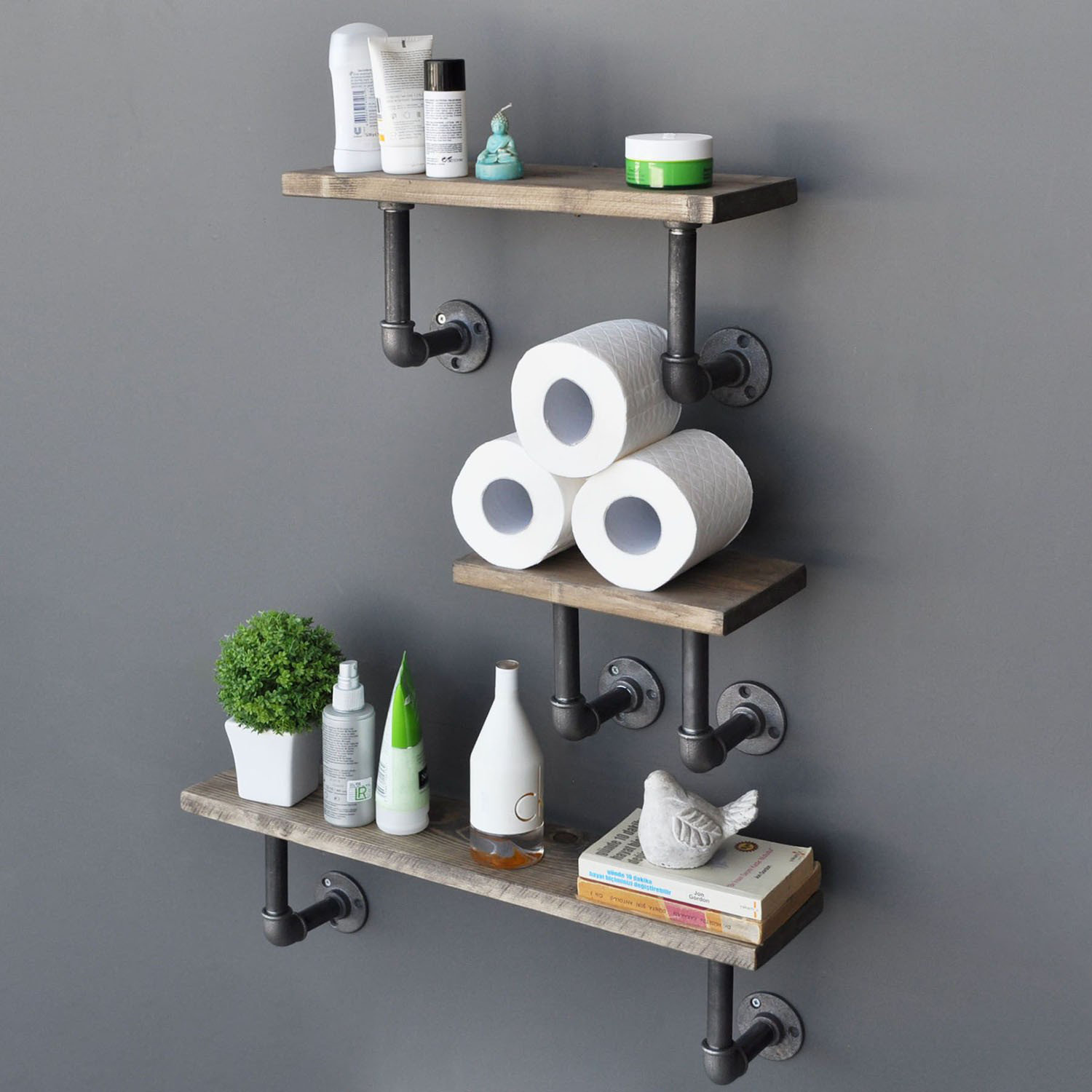East Urban Home Granby 3 Piece Bracket Shelf Wayfair