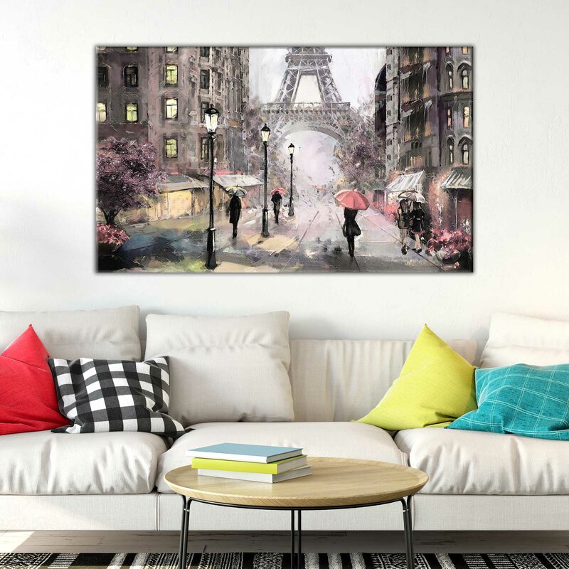 Paris Streets II by Lawrence Studios - Wrapped Canvas Print