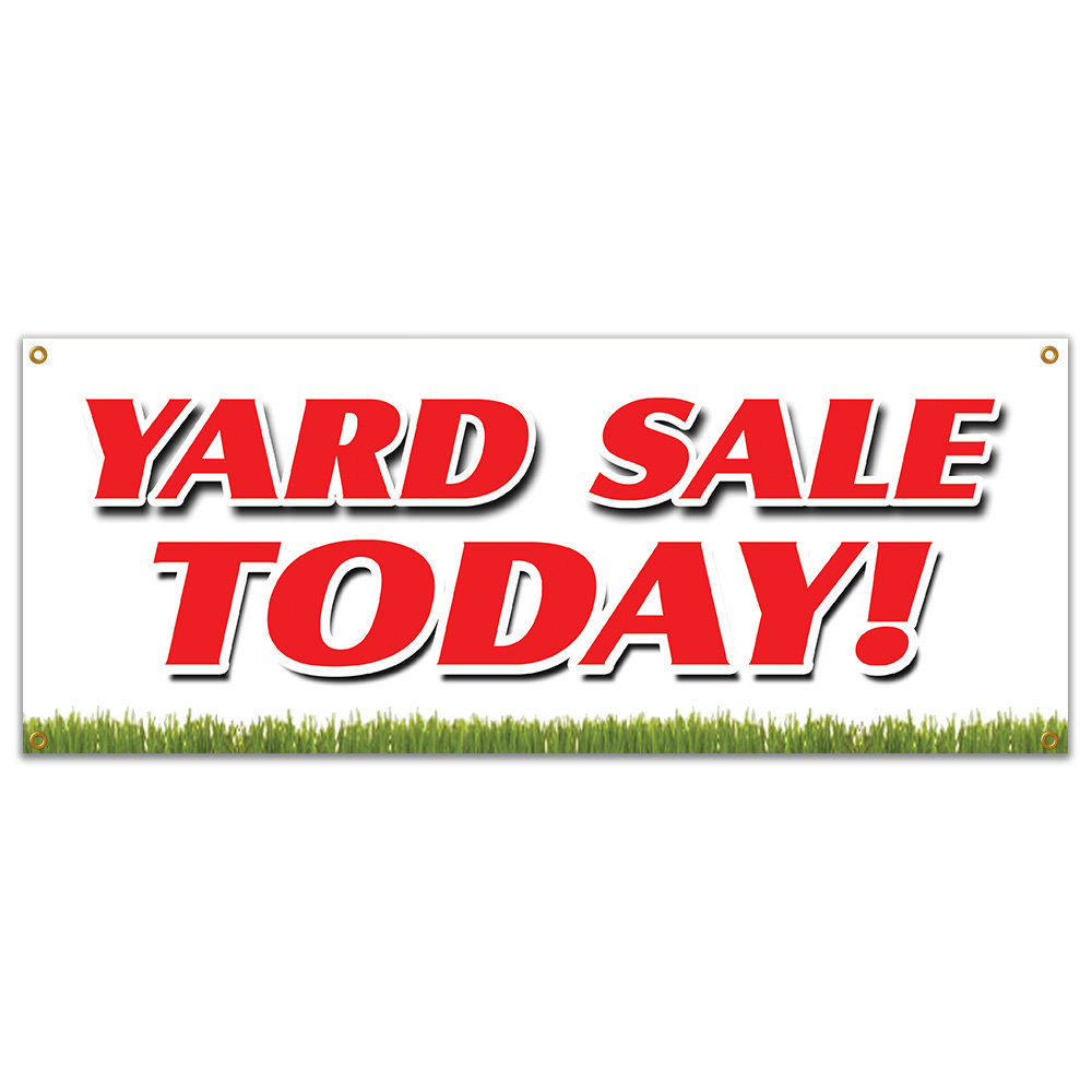 SignMission Yard Sale Today Banner Sign Wayfair
