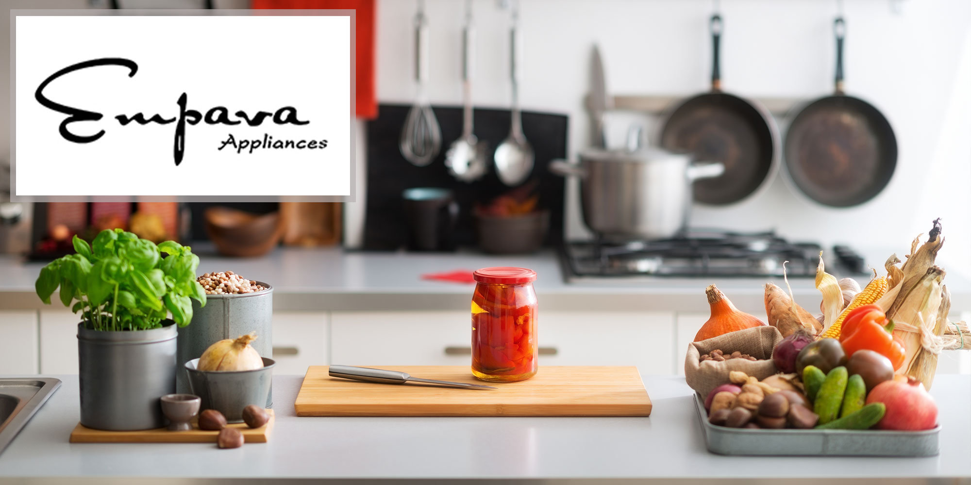 Empava Stainless Steel Natural Gas 2 Burner Cooktop with Dual Size