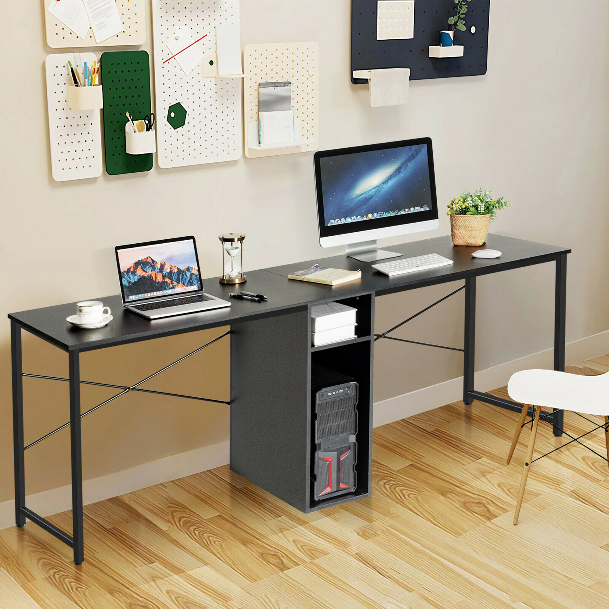 2 person desk wayfair