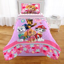 Full Comforter & Sheets Paw Patrol Puppy Hero Nick Jr 5 Piece Kids Bedding 