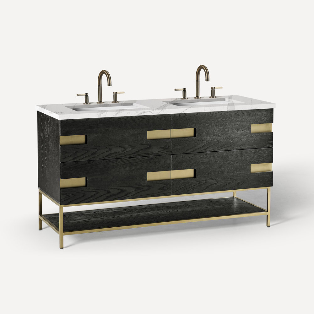 Robern Sendai 60" Double Bathroom Vanity Set Wayfair