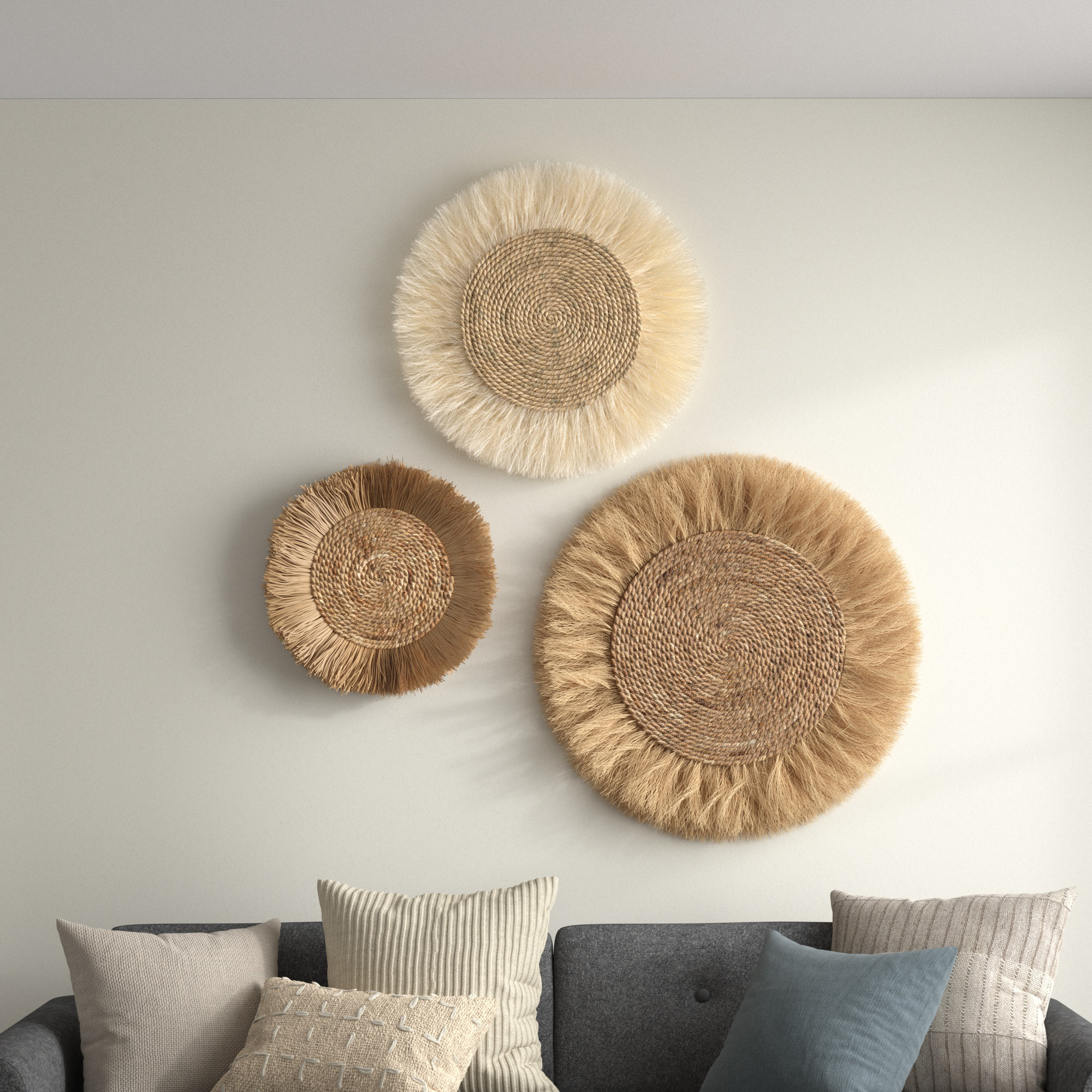 Freeport Park® Mcpeak Rattan Fiber Medallions Wall Decor & Reviews