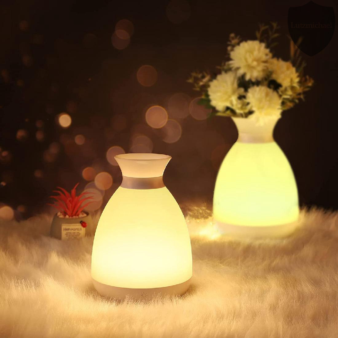 menggutong LED Flower Vase Style RGB Night Light Wayfair