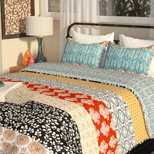 Bedspread Scottie Pup Reversible 100%Cotton Quilt Set Coverlet 