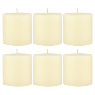Made By Design™ Cream Unscented 7x4 Unscented Pillar Candle 