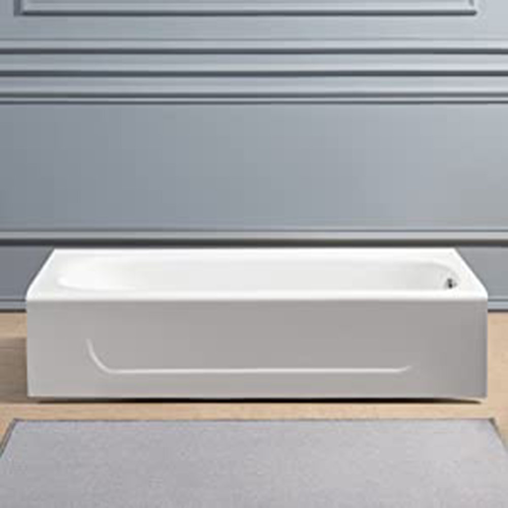 Kingston Brass Aqua Eden 54'' x 30'' Alcove/Tile In Soaking Acrylic