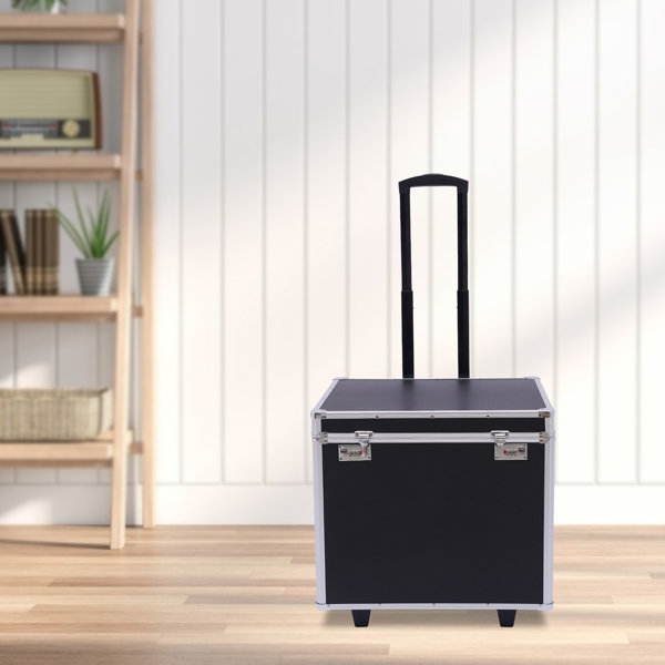 FRONG Lockable File Organizer Storage Box With Wheels | Wayfair