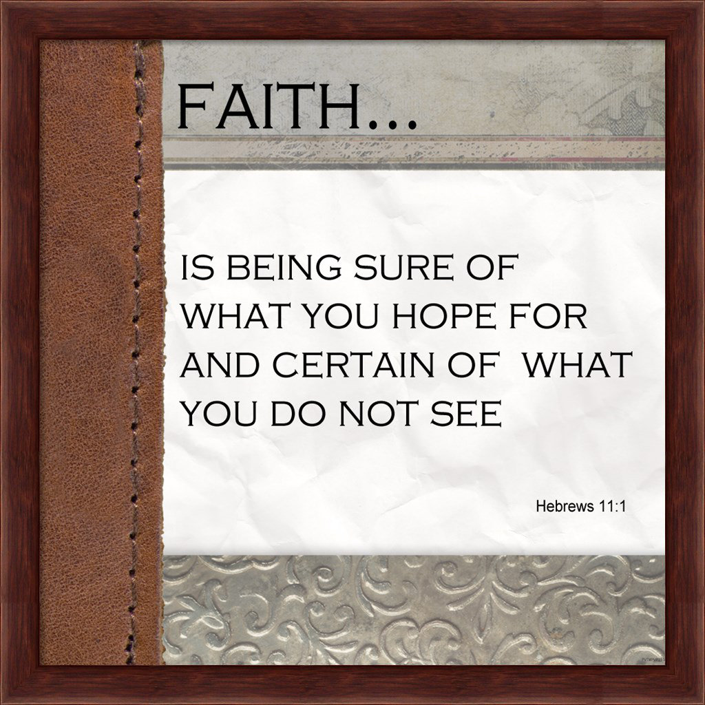 Latitude Run® Faith Picture Frame Print Wayfair