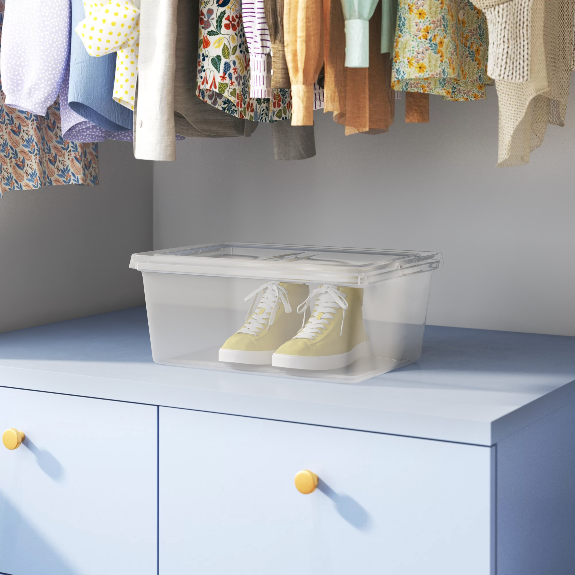 Wayfair Basics® Plastic Tubs & Totes & Reviews Wayfair