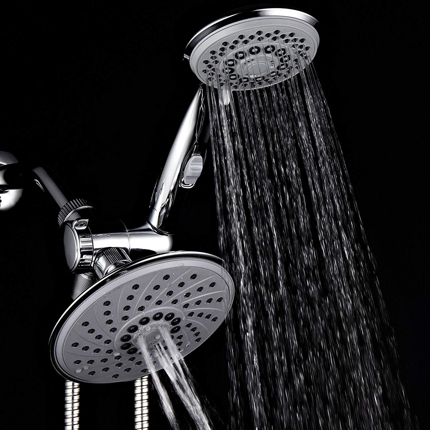 HotelSpa Way Rainfall Massage/Jet Dual Shower Head & Reviews Wayfair