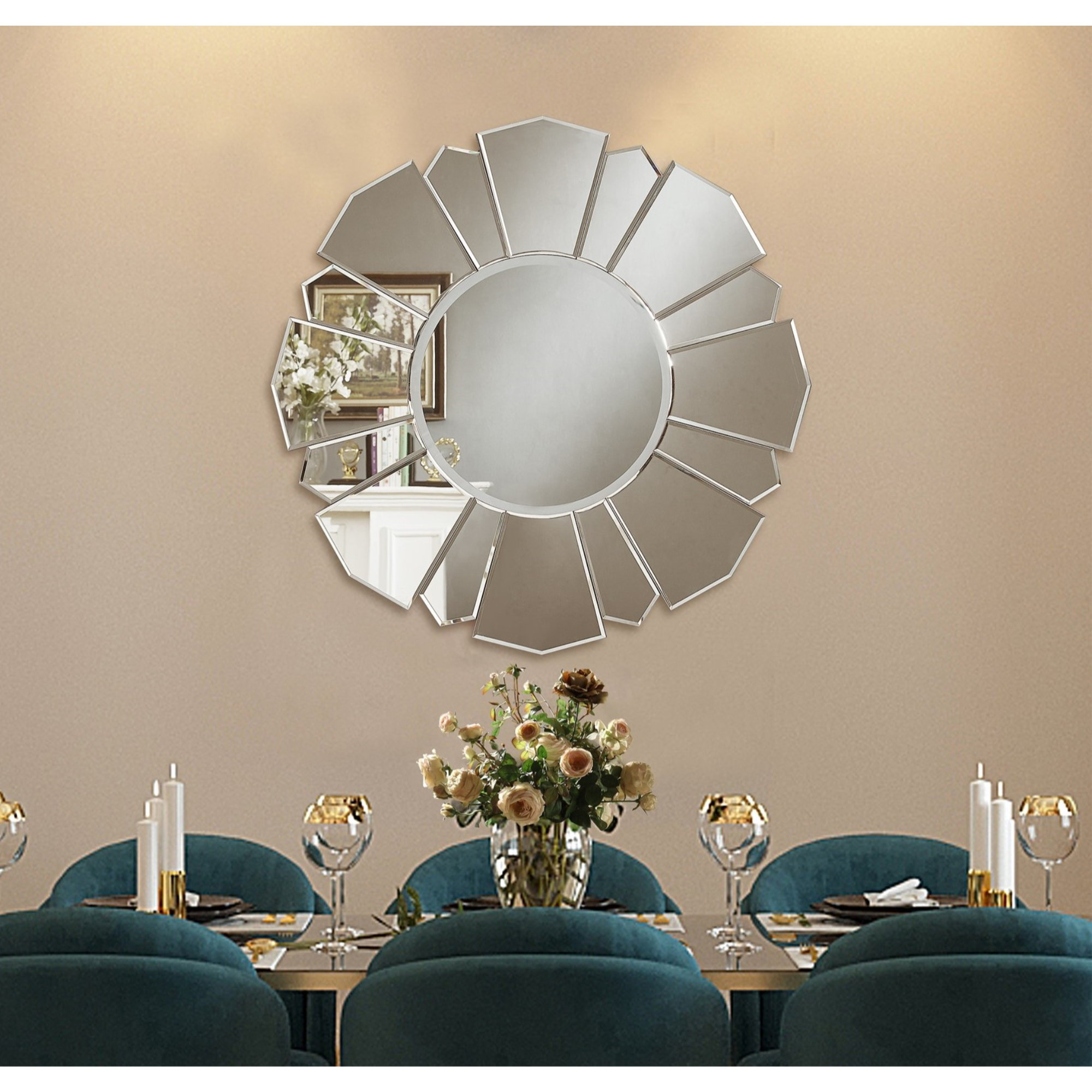 Everly Quinn Inspired Home Zeke Elegant Design Wall Mirror for Bedroom | Wayfair