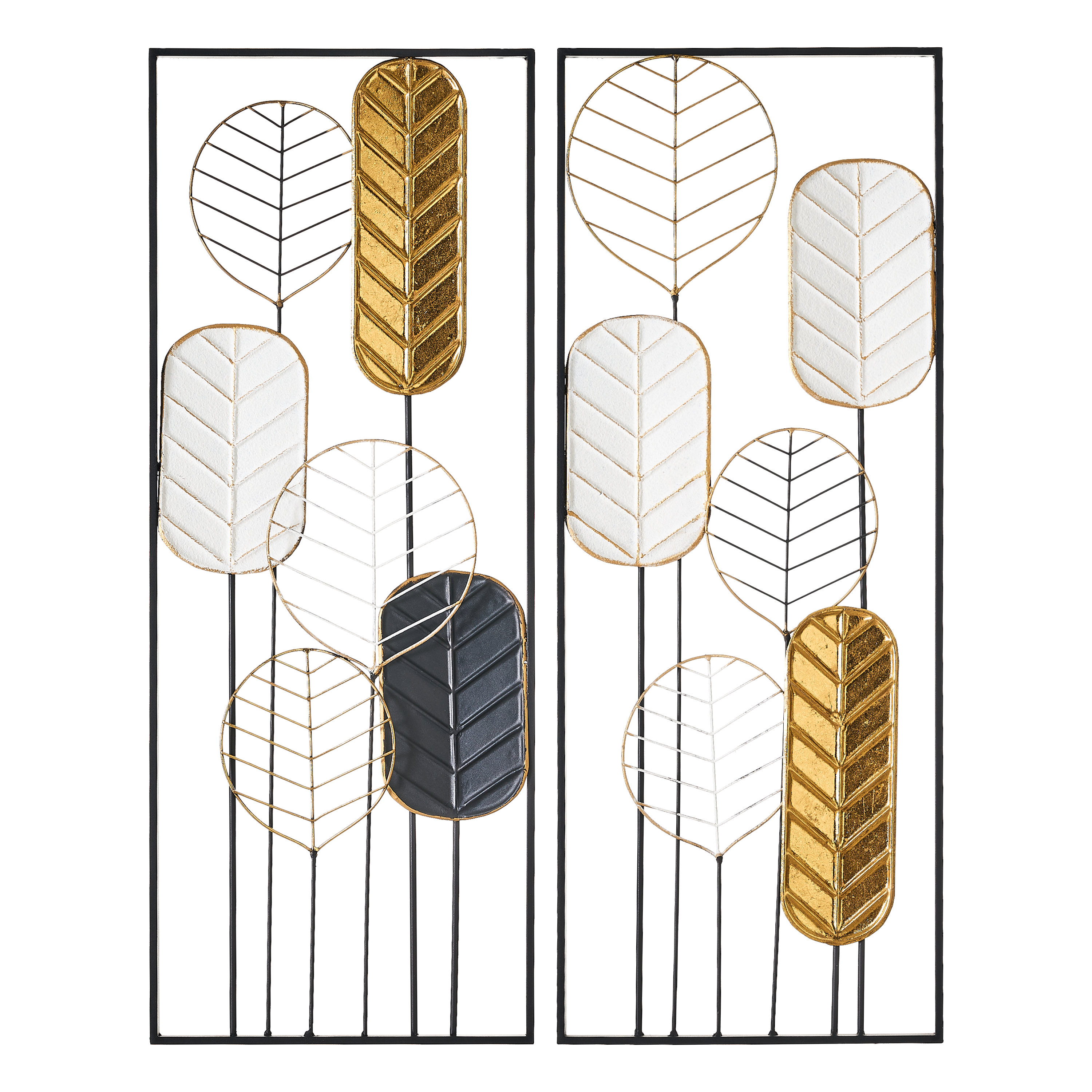 Canora Grey 2 Piece Metal Wall Décor Set Wayfair.co.uk