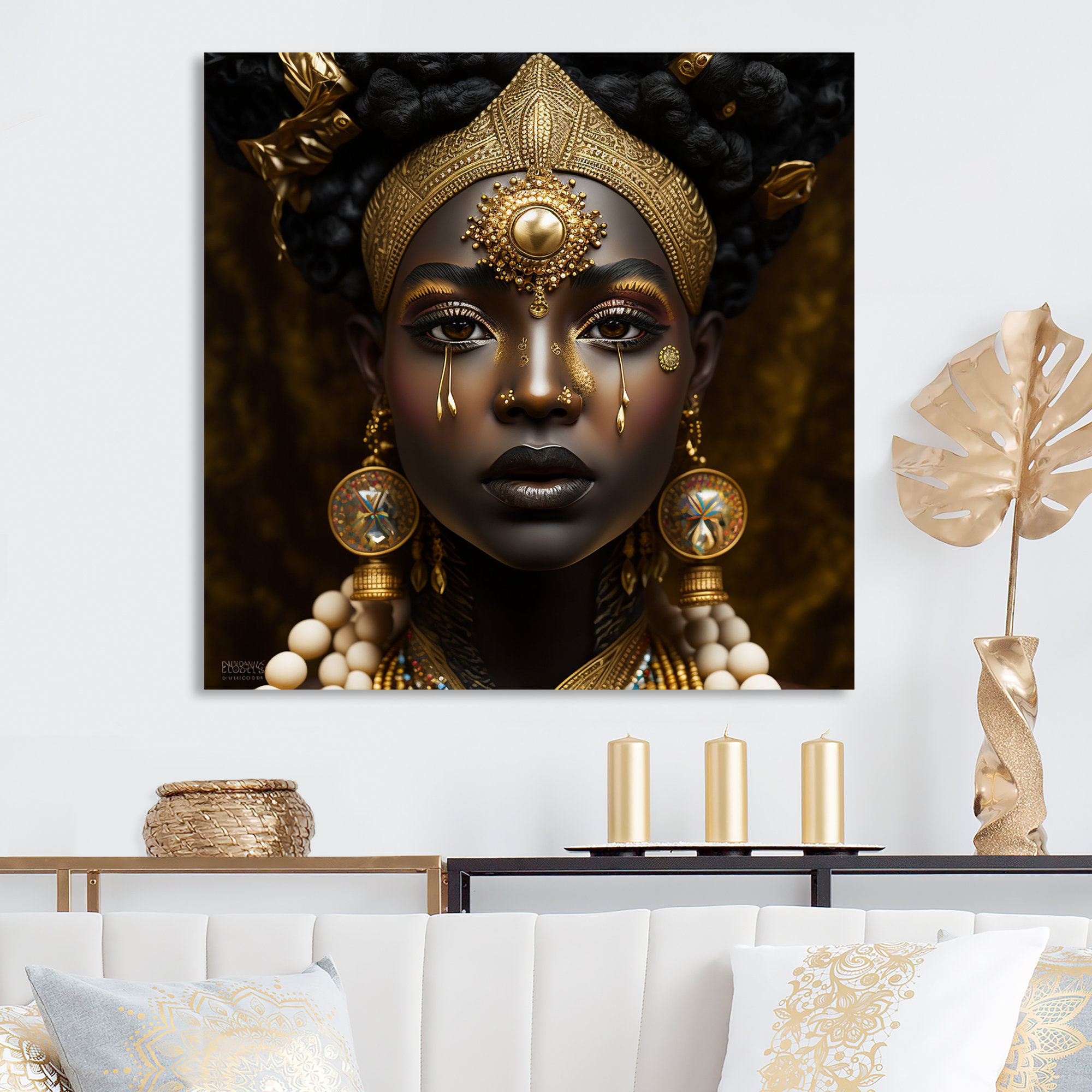 Dakota Fields Hagit Tribal African Woman Wall Décor Wayfair
