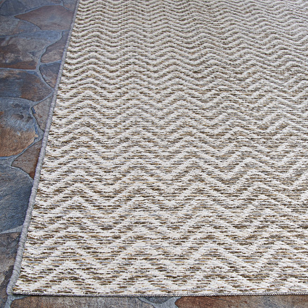 Ebern Designs Irit Light Brown/ Ivory Indoor/Outdoor Rug & Reviews ...