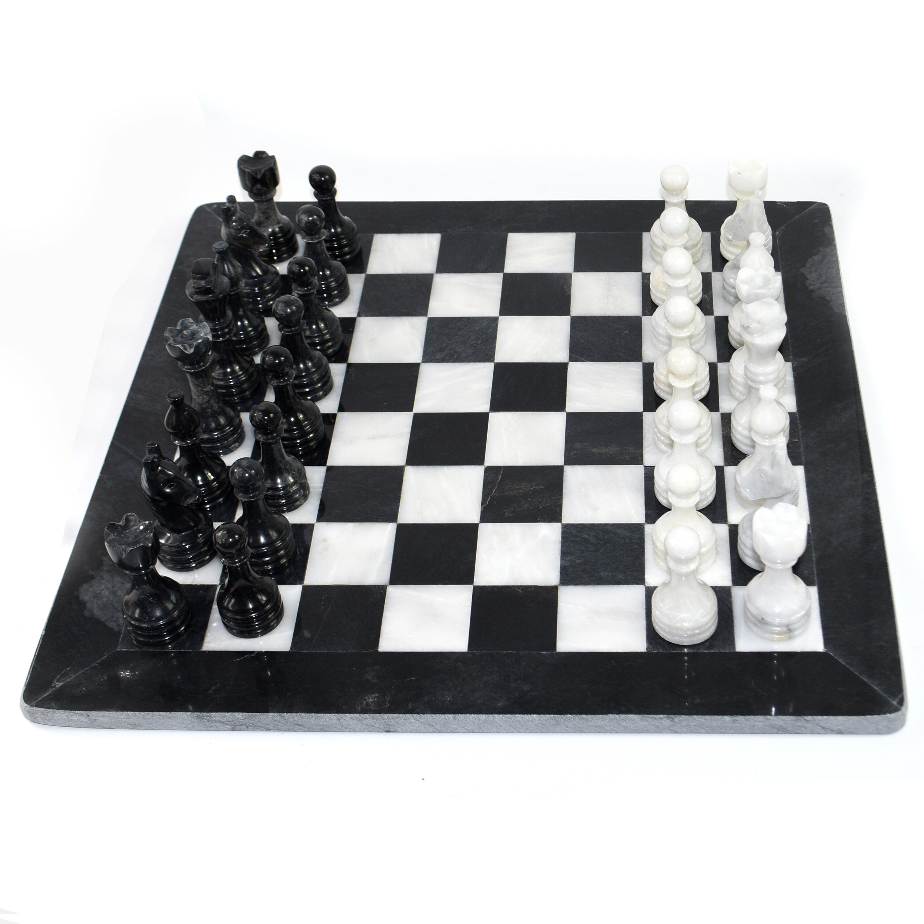 Glass Chess Set Elegant Pieces and Checker Board Game White C V1W1 Black Fr I7D6 