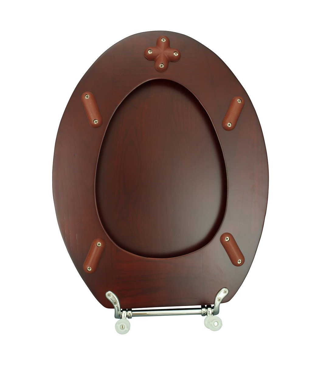 The Renovators Supply Inc. Solid Wood Elongated Toilet Seat Wayfair