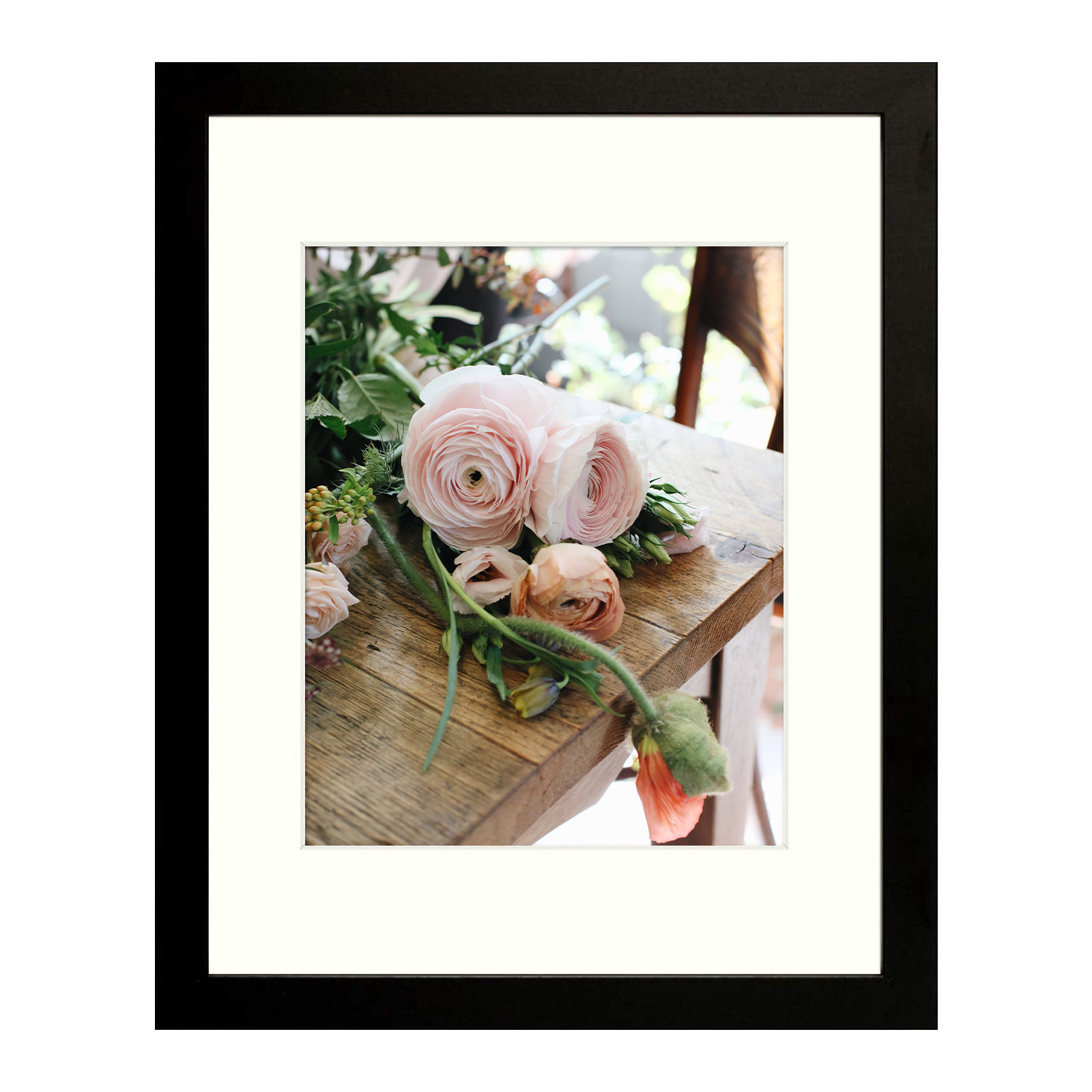 Ebern Designs Mukti Black Classic 11x14 Single Picture Frame with Real