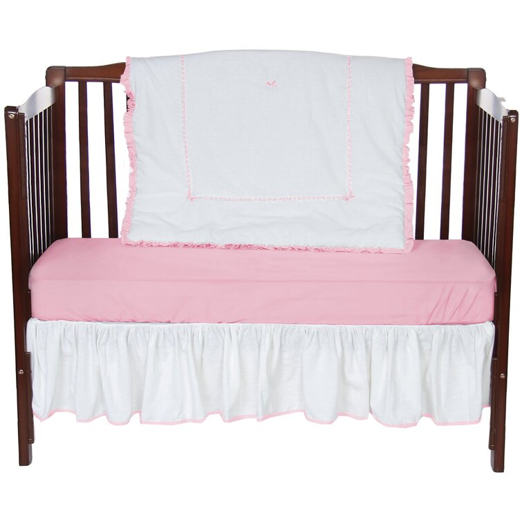 Baby Doll Bedding Modern Hotel Style Crib Bumper Orange 