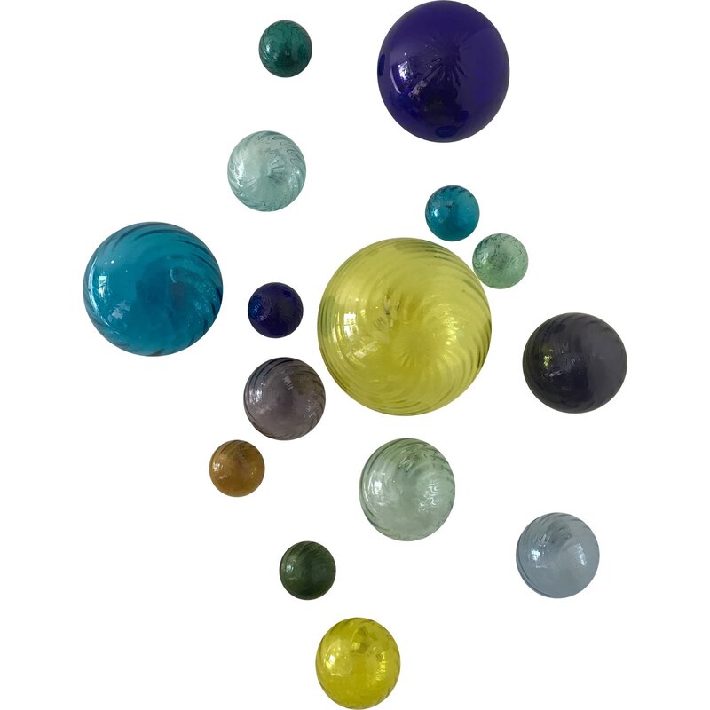 15 Piece Spheres Wall Decoration Set - Sphere Wall Art