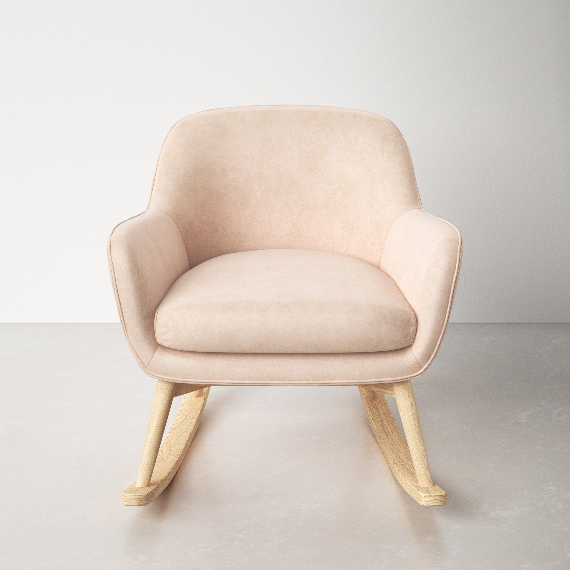 Carousel Designs Solid Peach Rocking Chair Pad 