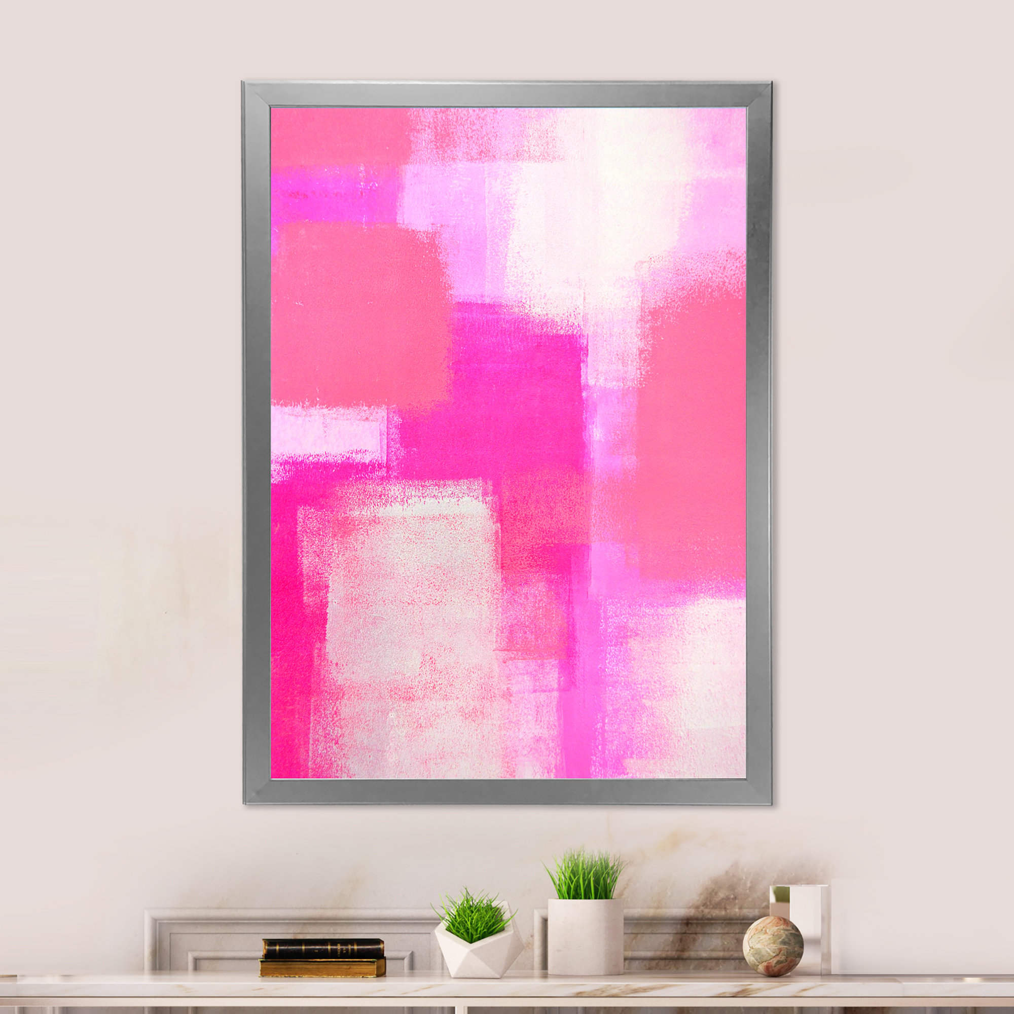 Wrought Studio Colorfields In Shades Of Pink II Colorfields In Shades ...