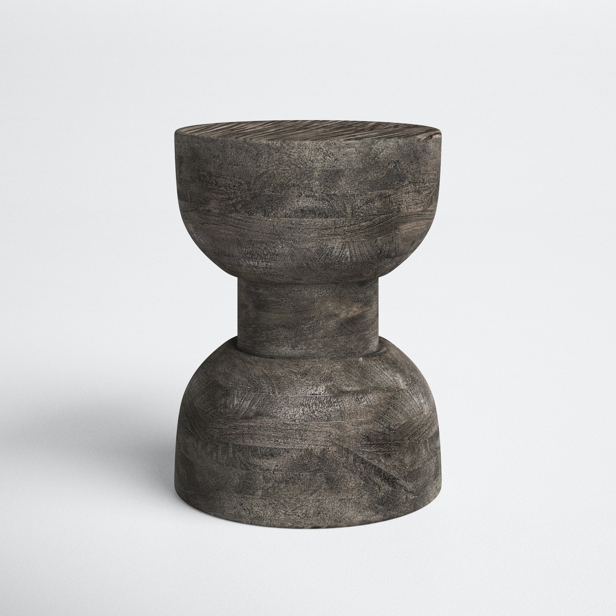 Joss & Main Oneida 16'' Tall Solid Wood Drum End Table & Reviews Wayfair