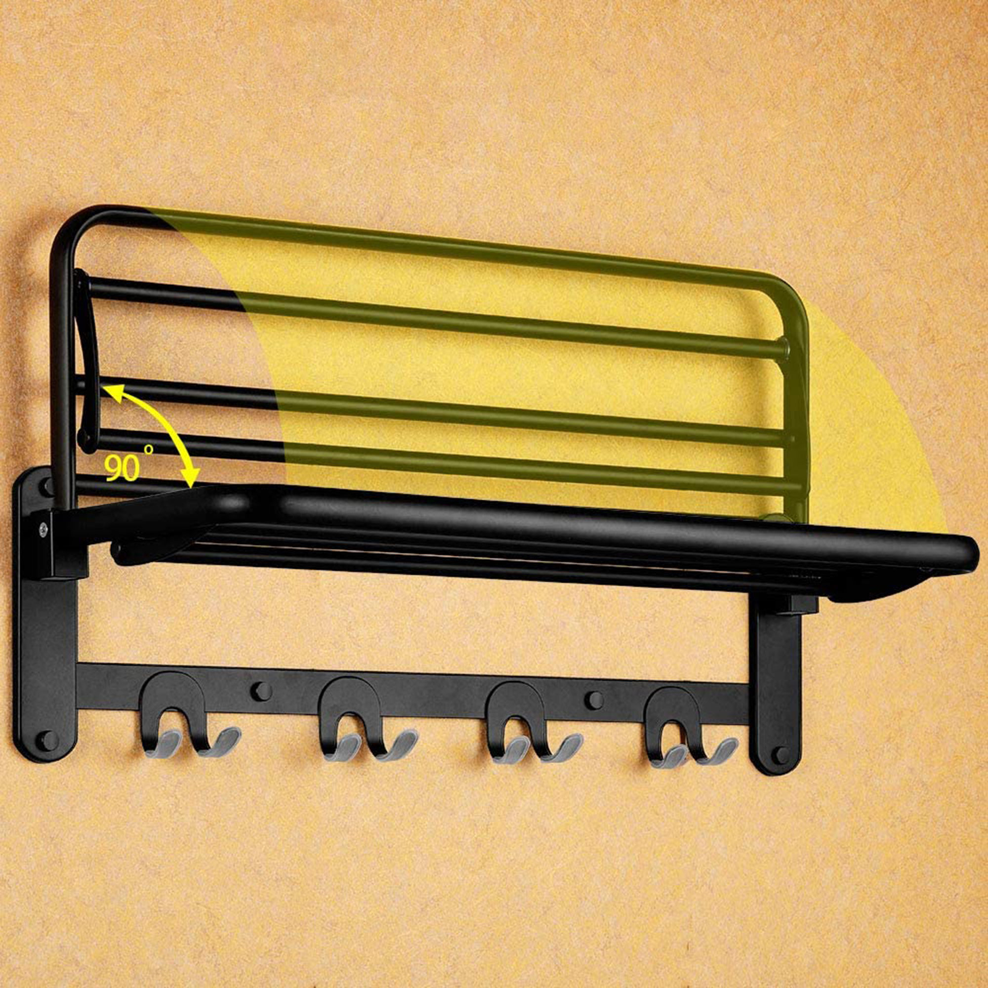 BINNBOX Wall Mounted Towel Rack Wayfair