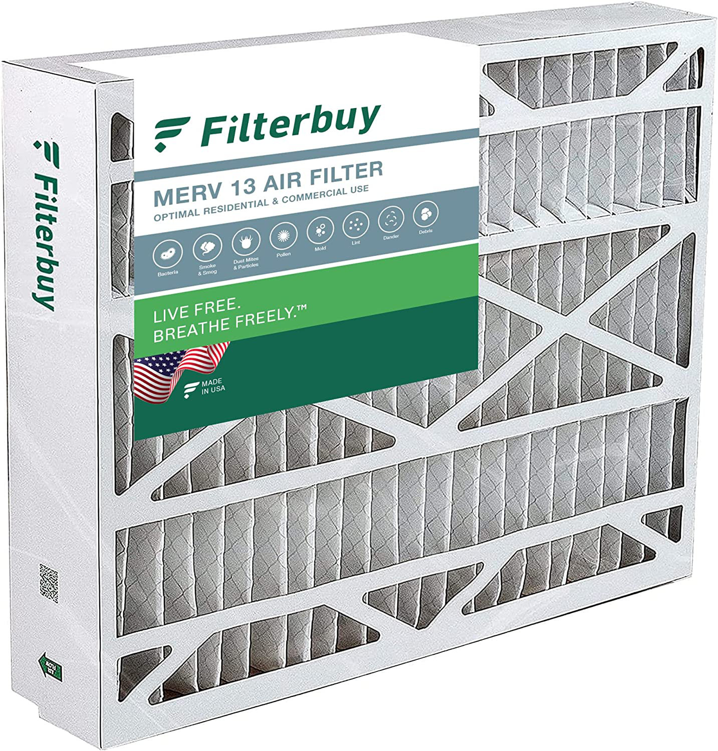 Filterbuy 20x26x5 Air Filter MERV 13 Pleated HVAC AC Furnace Filters filterbuy-20x26x5-air-filter-merv-13-pleated-hvac-ac-furnace-filters