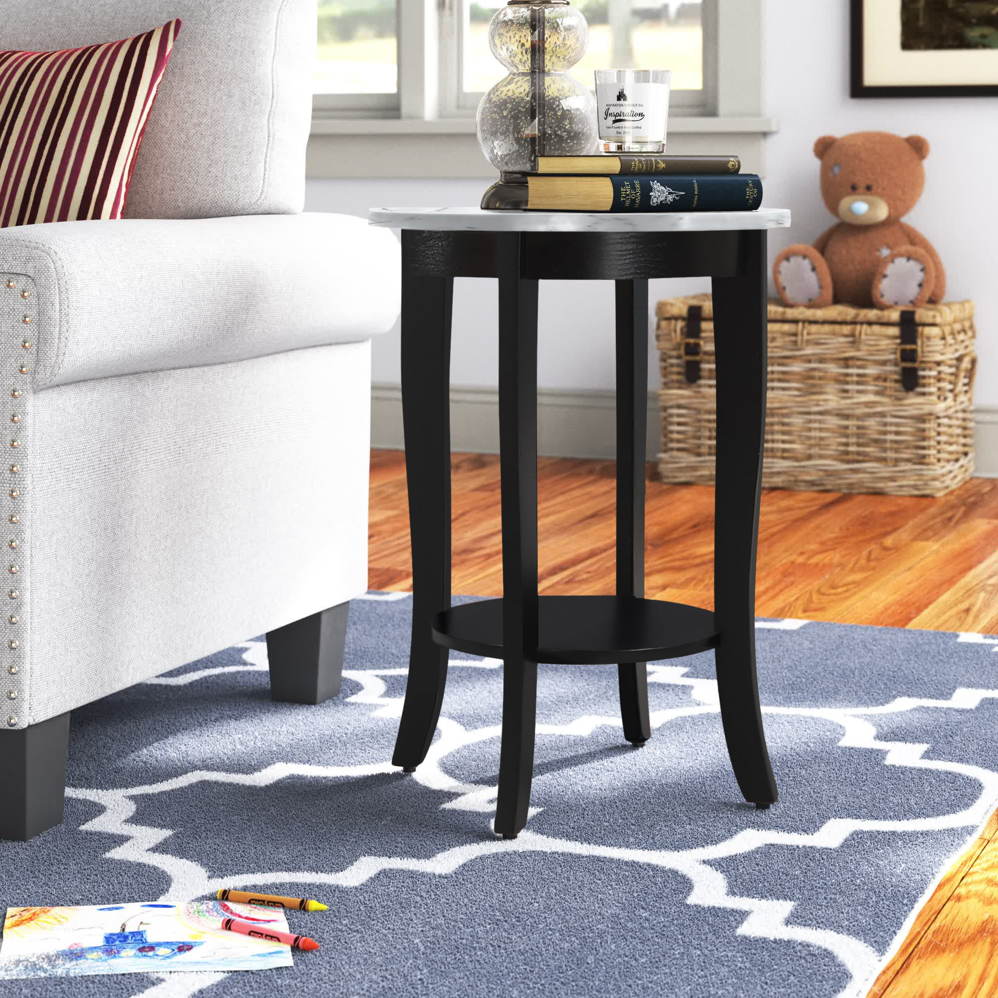 Andover Mills™ Haines 24'' Tall End Table & Reviews Wayfair