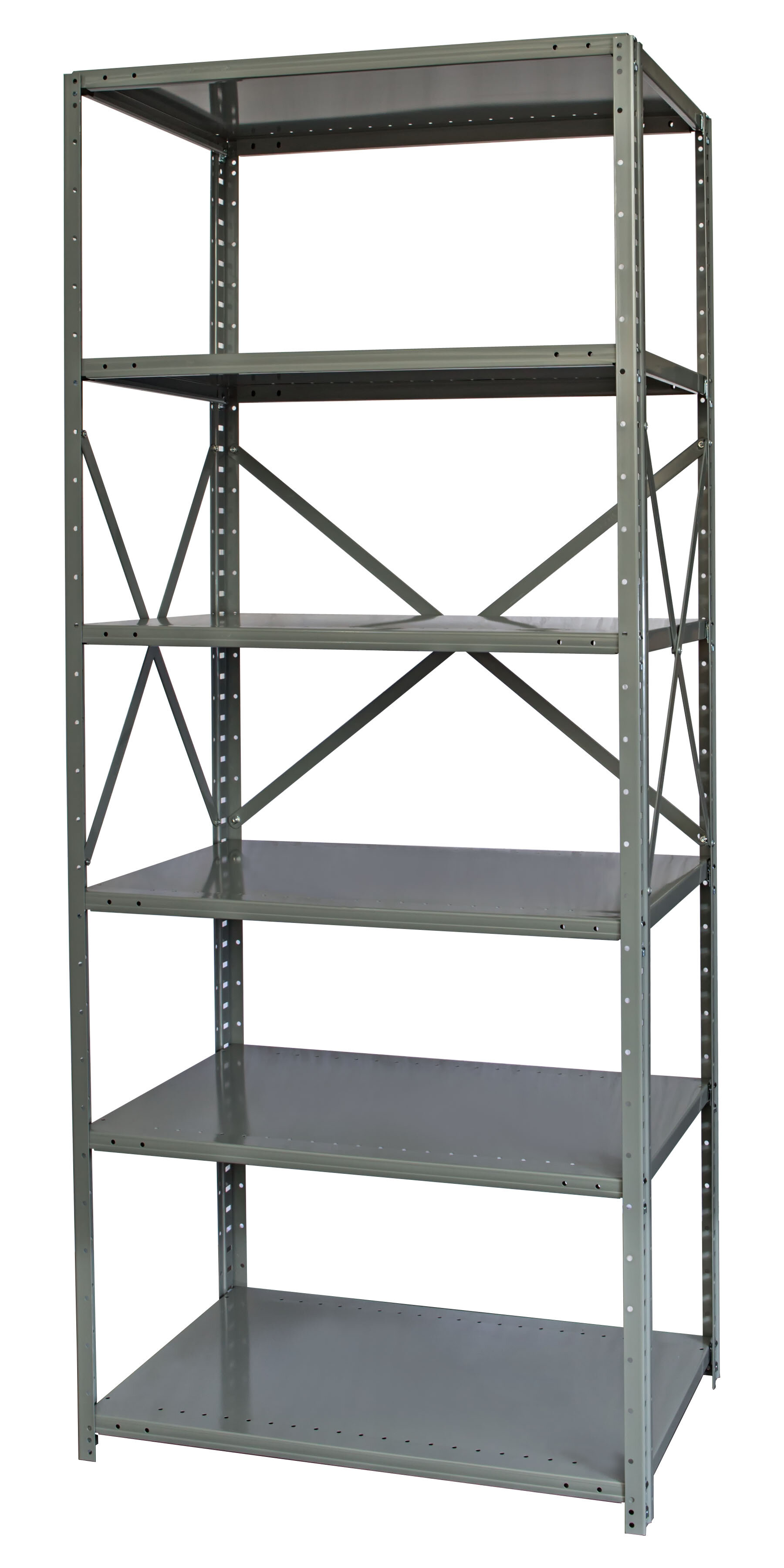 Hallowell Hi-Tech Free Standing 6 Shelves Shelving Unit | Wayfair