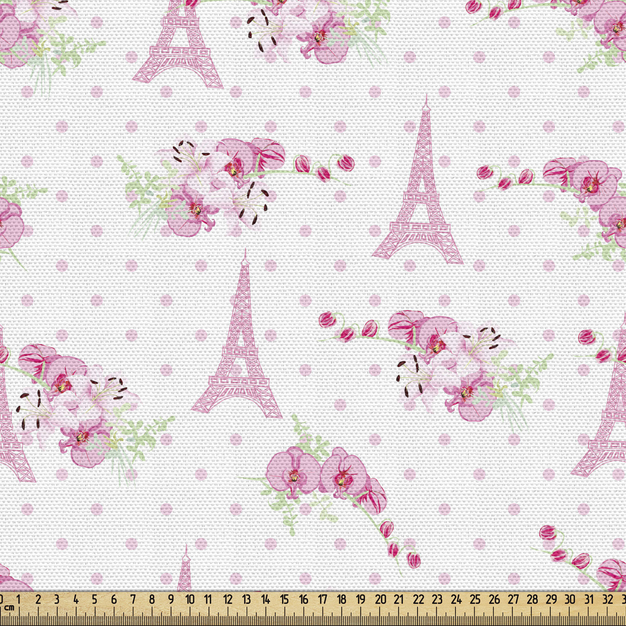 Bless international fab_48653_Ambesonne Eiffel Fabric By The Yard