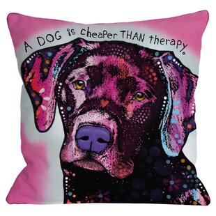 AD-L2-CPW Black Labrador Puppy Soft Velvet Feel Cushion Cover With Inner Pillow 