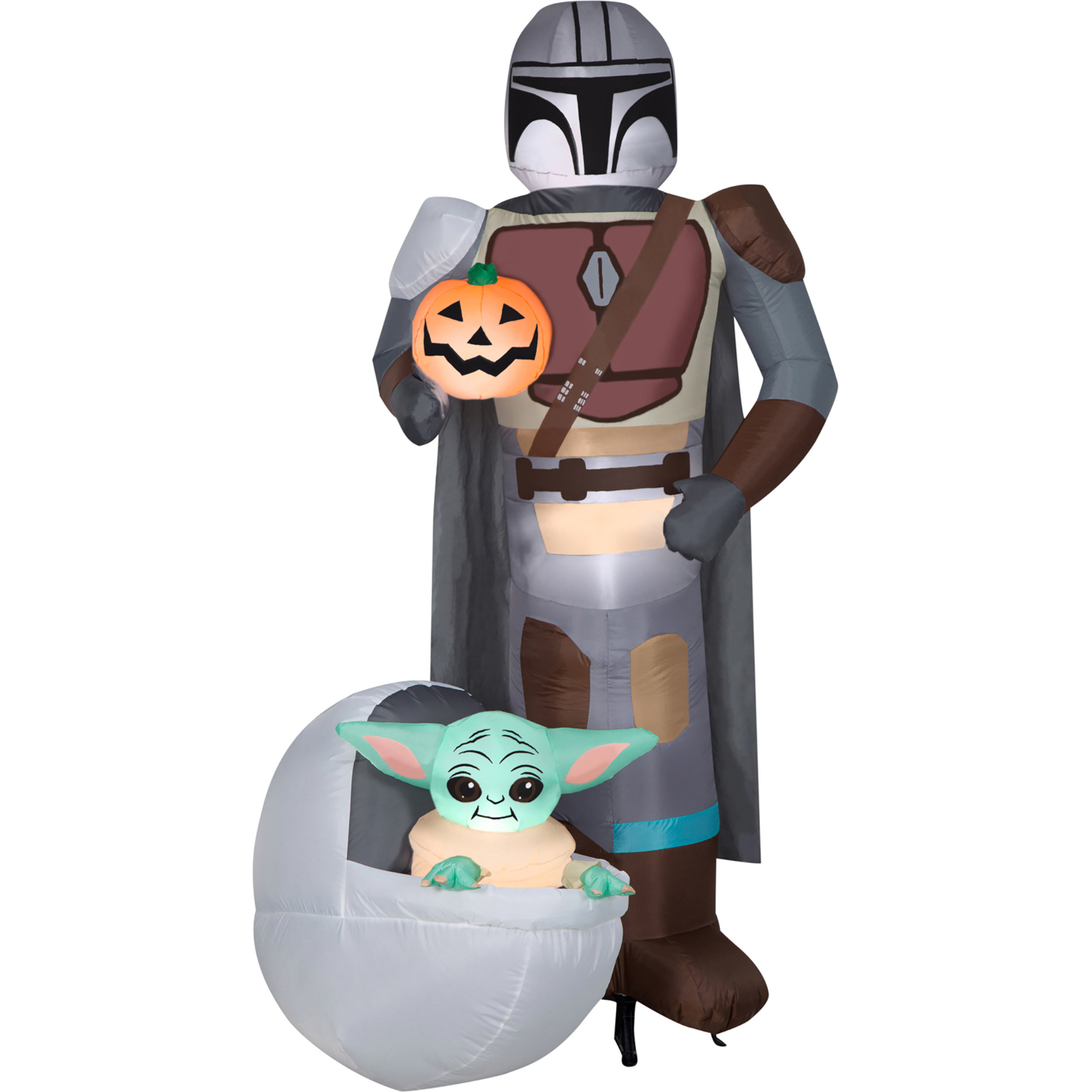 Gemmy Industries Airblown Mandalorian and Baby Yoda Inflatable Wayfair