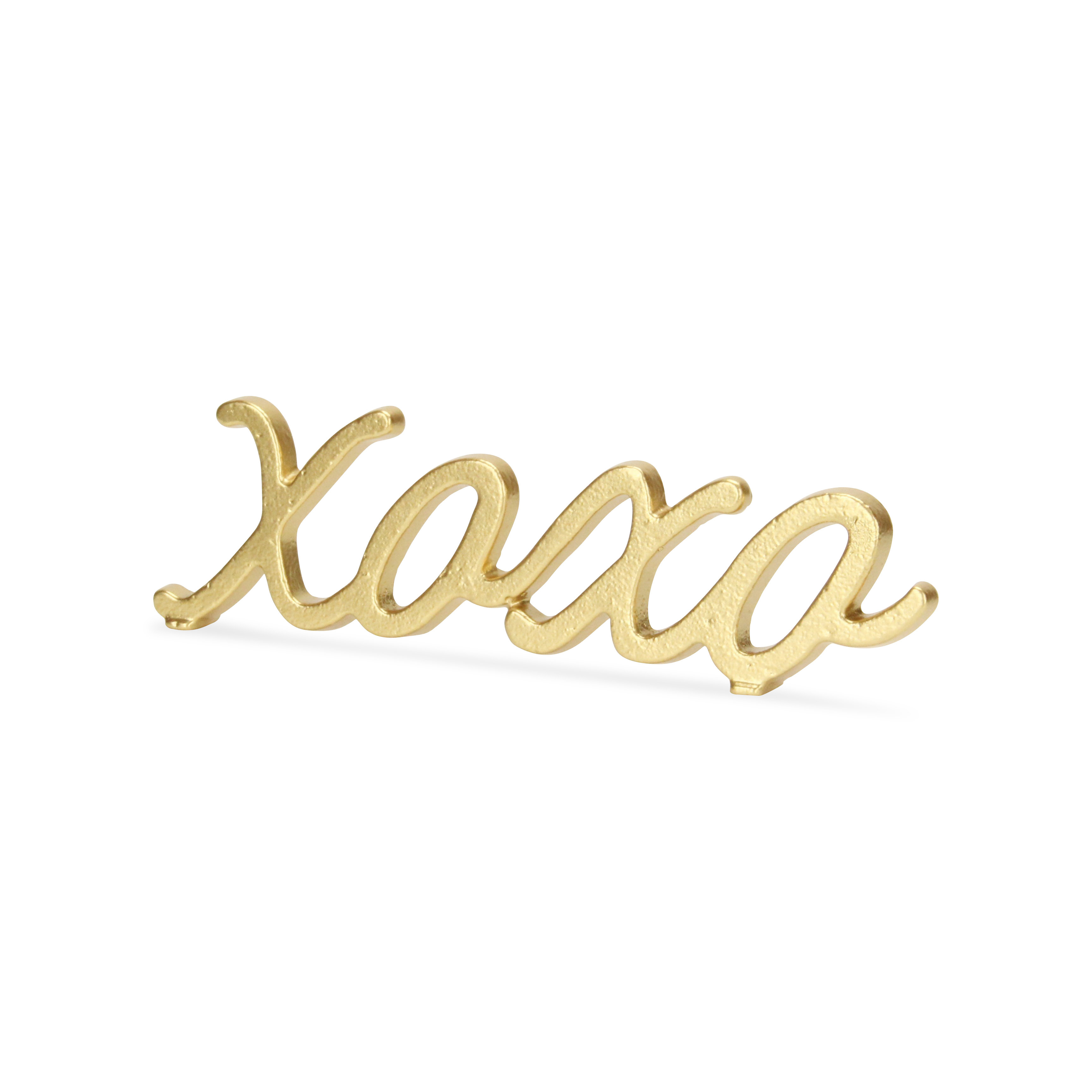 Wrought Studio Moneta Table XOXO Letter Block & Reviews | Wayfair