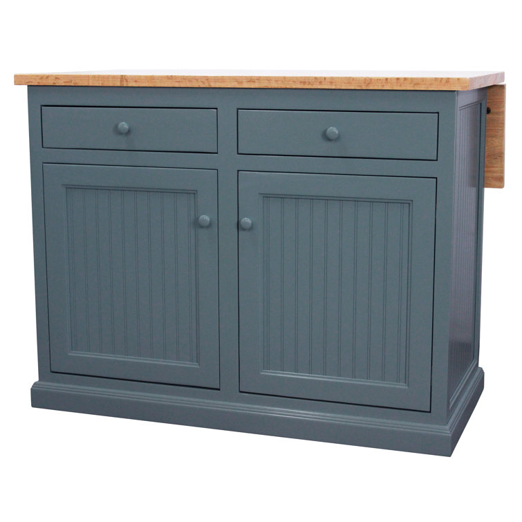 August Grove® Avant 48'' Wide Rolling Kitchen Island with ...