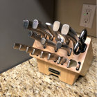 Set 19 Coltelli Da Cucina Cuisinart Normandy, Lame In Acciaio Inox, Con Blocco Portacoltelli