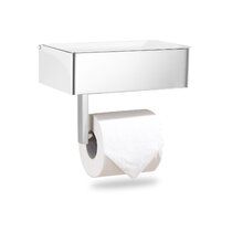 Bathroom Chrome Square Wall Mounted Toilet Roll Tissue Paper Holder UKES 