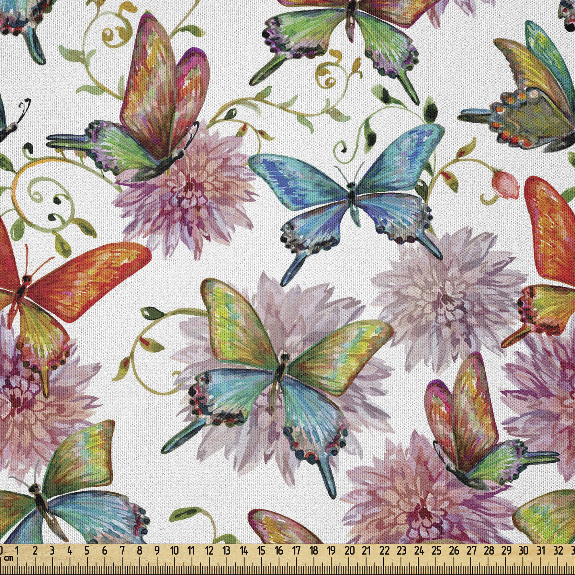 Vintage BUTTERFLIES Silk Butterflies Floral Crafts Vintage Craft Item Vintage Floral Arrangements Vintage Wall Decor