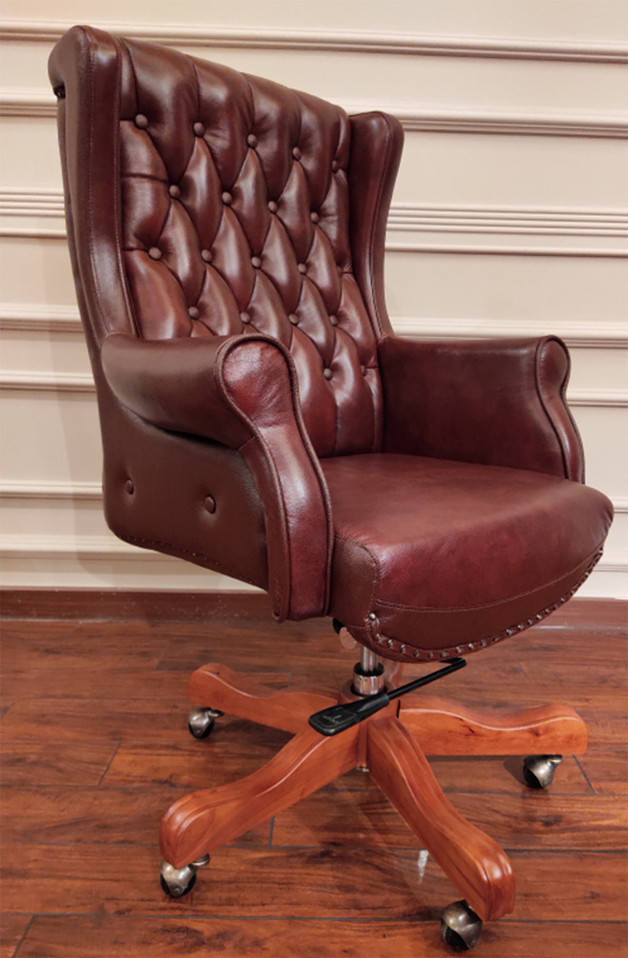 Charlton Home® Ageet Genuine Leather Office Chair Wayfair