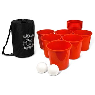 12 Color Options BucketBall Team Color Edition Original Yard Pong Game Ultimate Tailgate Game 