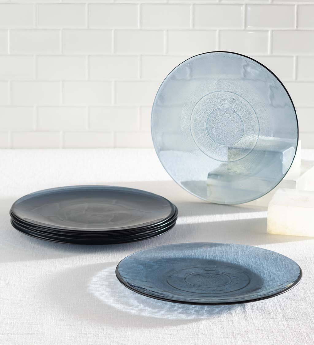 VivaTerra Recycled Glass Dinner Plates, Set Of 6 Wayfair