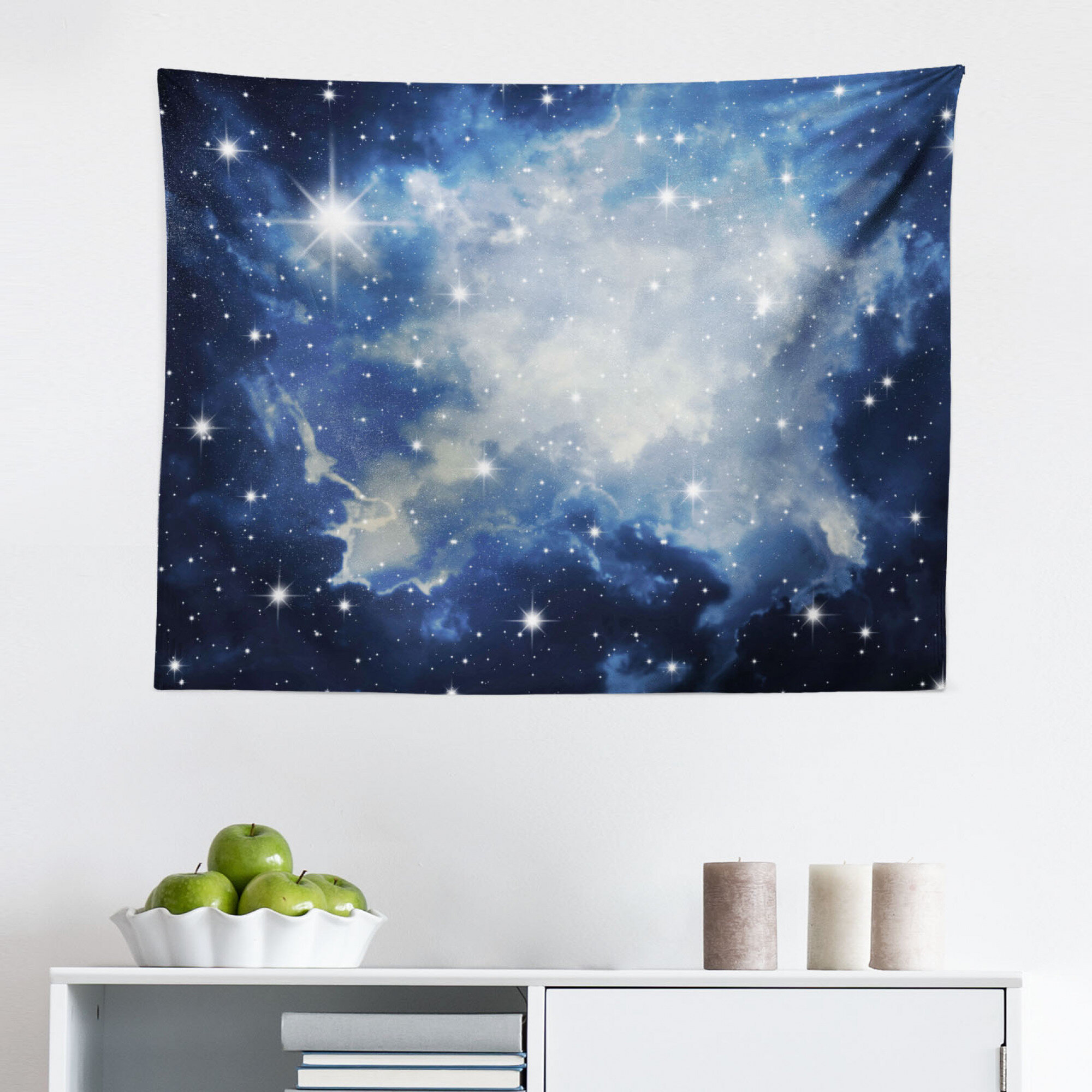 Galaxy Starry Sky Scenery Tapestry Wall Hanging Home Art Tapestries DIY Decor 