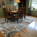 Charlton Home® Kasturi Floral Area Rug in Seafoam/Mocha & Reviews | Wayfair