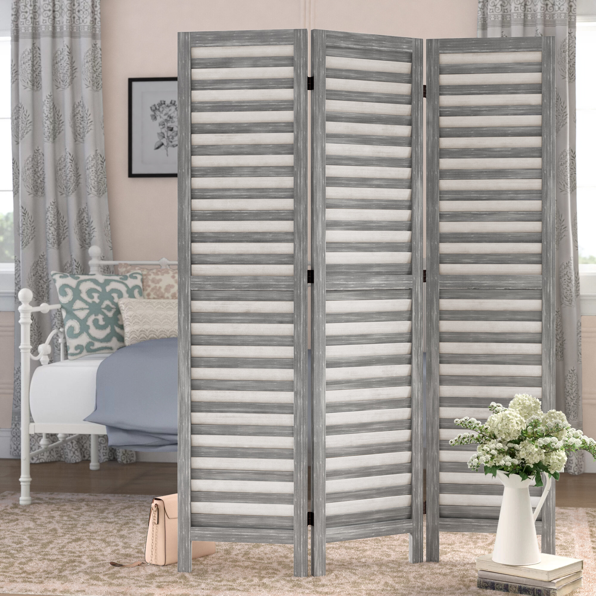 Details about   Room Divider 3 Panel Privacy Screen Folding Geometric Modern Wood Divide Bedroom 
