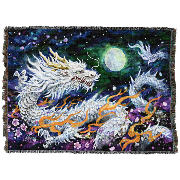 Halloween Mystic 1 - Nicole Decamp - Cotton Woven Blanket Throw - Made in the USA (72x54