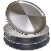 Stainless Steel Dinner Plate Flat Camping Kitchen Holiday Picnic Snacks Tray 