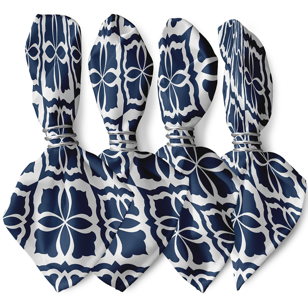 Winston Porter Rosas Polyester Floral Square Napkin Wayfair